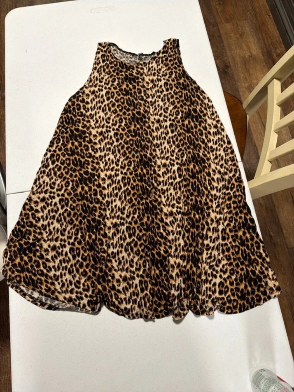 Women's sexy cheetah print and coral 2pc tunic tank